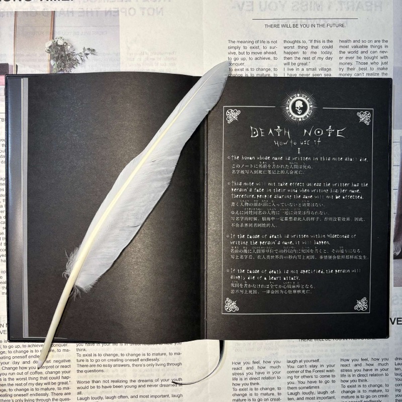 Death Note Replica - دفتر ملاحظات ديث نوت جديد قابل
