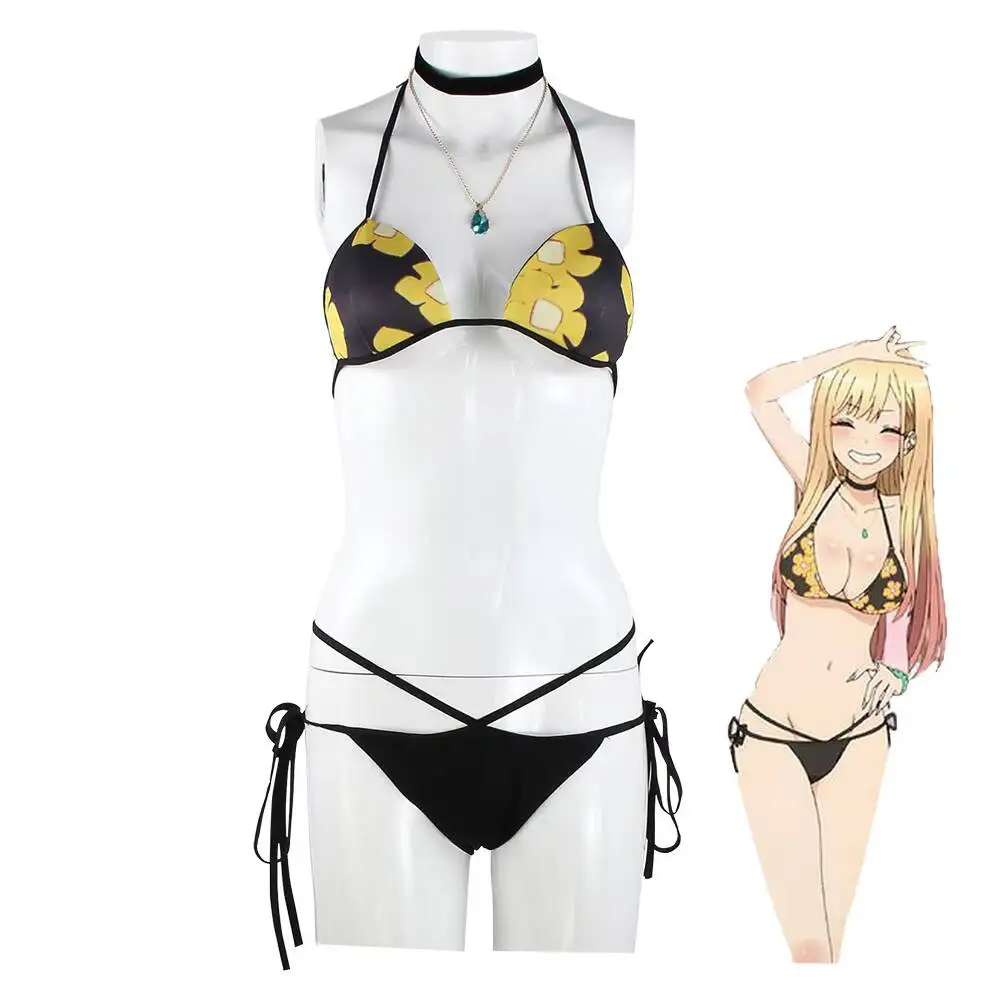 Anime Cosplay Bikini - زي تنكري لشخصية مارين كيتاجاوا من