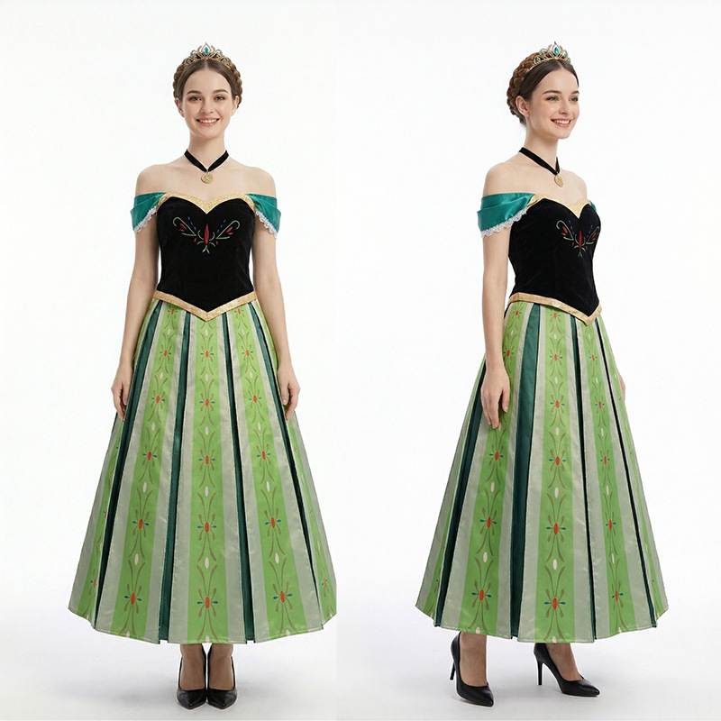 Anime Cosplay Girlfriend - فستان نسائي طويل للحفلات التنكرية بتصميم