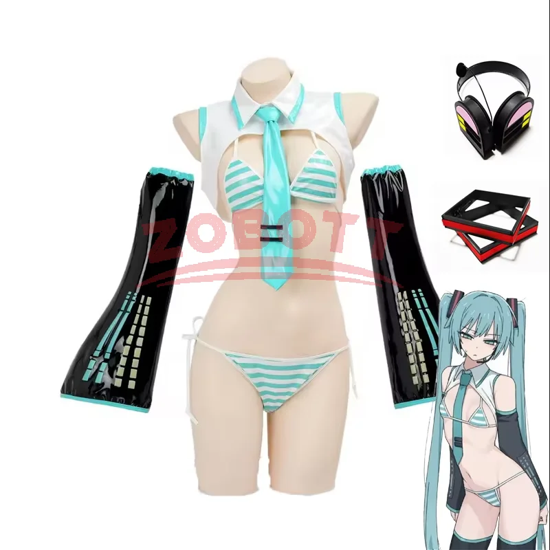 Anime Cosplay Bikini - زي تنكري لشخصية ميكو من لعبة