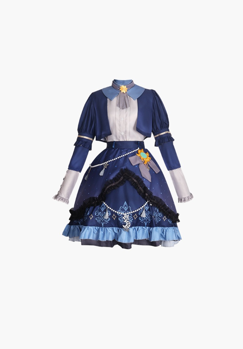 2025 PJSK نجوم فستان ملون ل Ak - مراجعة Anime Cosplay Women وسعره
