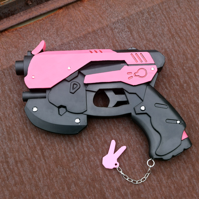 حجم حقيقي D.Va مسدس بندقية سلا - مراجعة Anime Cosplay Real وسعره