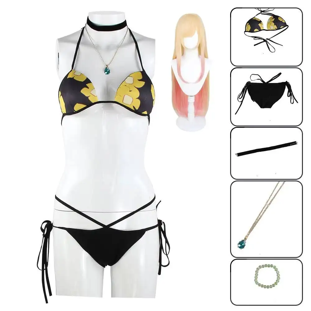 زي تنكري لشخصية مارين كيتاجاوا - مراجعة Anime Cosplay Bikini وسعره