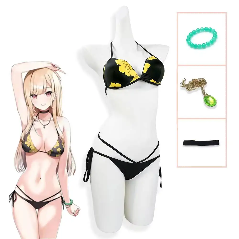 زي تنكري لشخصية مارين كيتاجاوا - مراجعة Anime Cosplay Bikini وسعره