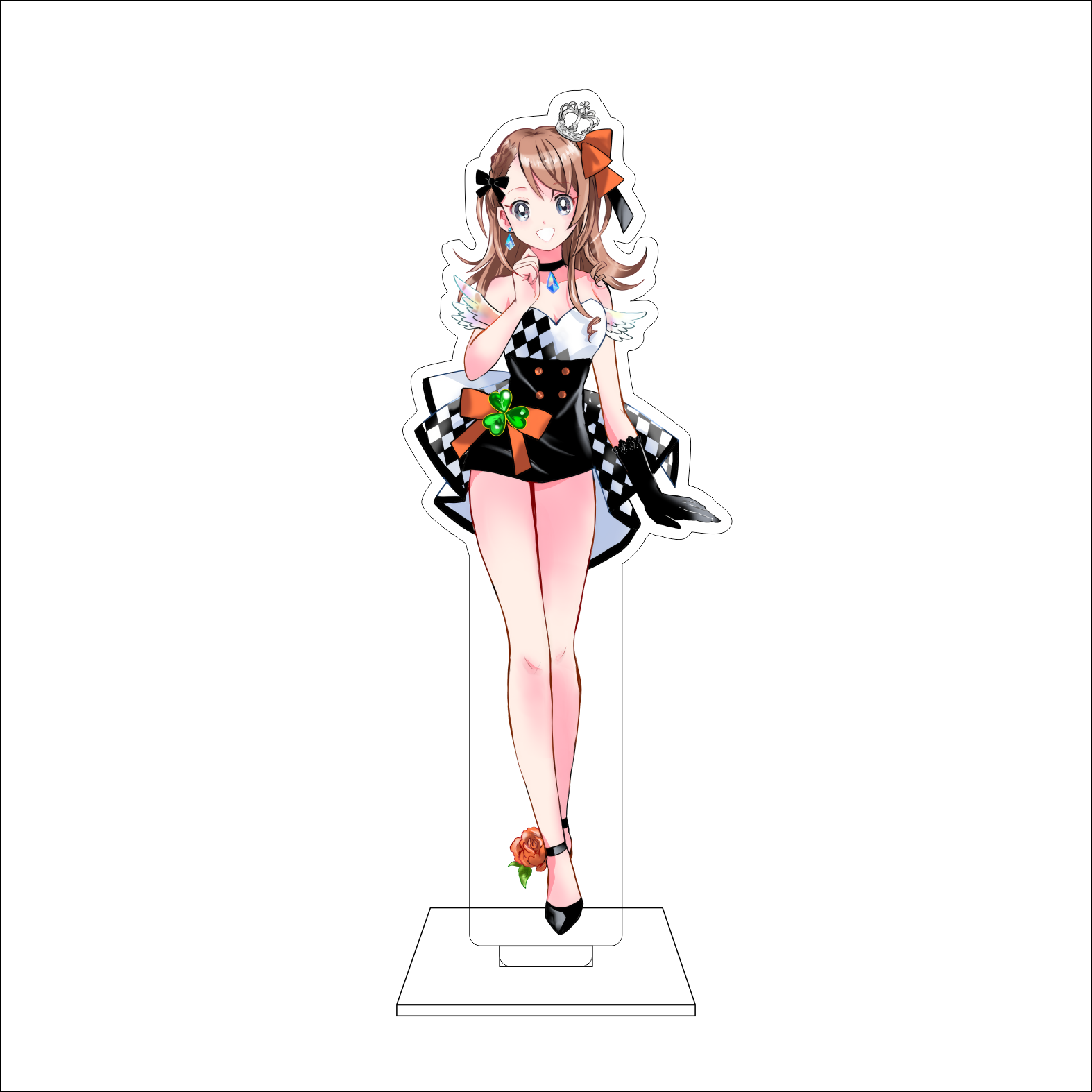 16 سم أنمي ‌ مجسم أكريليك للعب - مراجعة Anime Cosplay Props وسعره