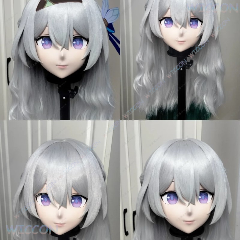 Kigurumi أنثى قناع الوجه أنيمي - مراجعة Anime Cosplay Diy وسعره