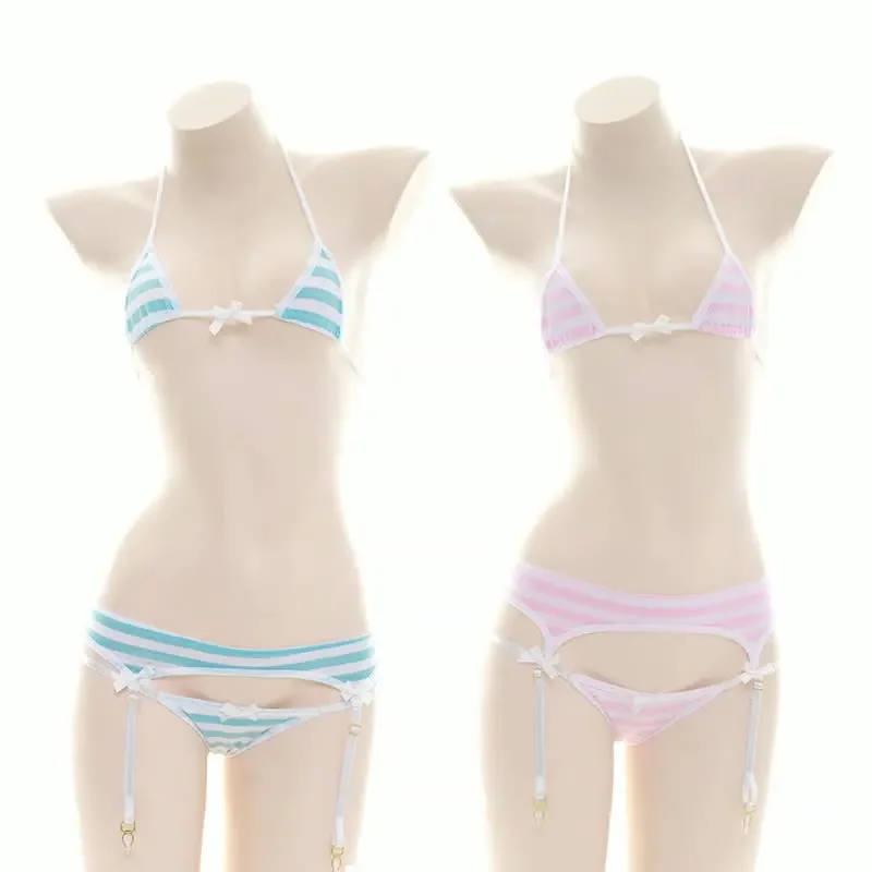 ملابس سباحة نسائية بيكيني ثلاث - مراجعة Anime Cosplay Bikini وسعره